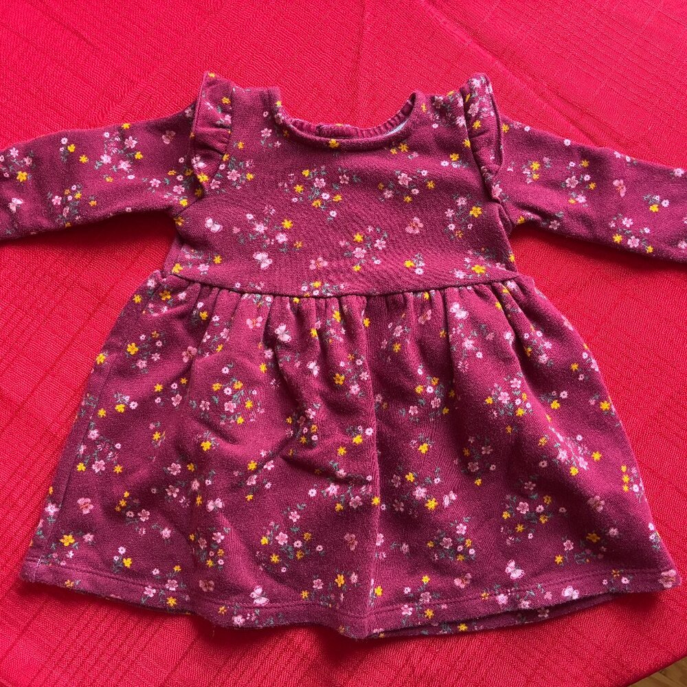 Sweatshirt Dress Carters 9M GUC